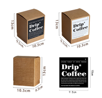 En stock : Boîtes d'emballage en papier kraft vintage américaines de haute qualité, faciles à déchirer, pour l'emballage de produits.