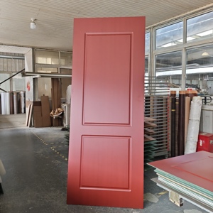Puertas de Madera Insonorizadas de Alta Calidad, Puerta de Madera HDF Melamina Impermeable para <span class=keywords><strong>Casa</strong></span>, Puerta de Madera a Buen Precio - Product Image 2