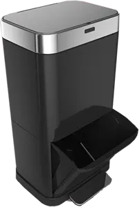 Trash Can Bin 60L/70L Wholesale Automatic Save Energy Big Square Drawer Trash Can Pedal Kitchen Waste Bin Office Hotel Sensor Dustbin