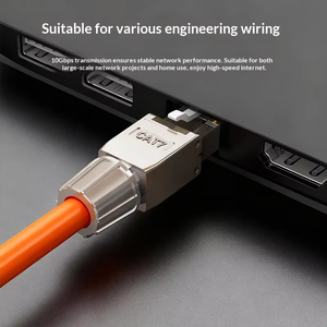 Connecteurs RJ45 Cat5e Cat6 Cat7 sans outil, 1000 Mbps Gigabit, à branchement rapide pour réseau domestique, installation DIY rapide - Product Image 3
