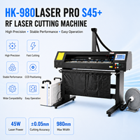 Plotter Pemotong Laser HTV Ketebalan 2.2MM Efisiensi Tinggi untuk Mesin Laser RF 45W Pengukiran Pemotongan CCD
