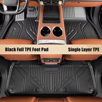 Juego Completo de Tapetes de Auto de Lujo TPE de 10 mm de Grosor, Impermeables, para Volkswagen Passat CC 10-18, 19-24