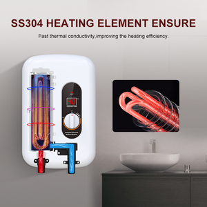 Calentador de Agua Eléctrico Instantáneo sin Tanque de 6.6KW con Control de Perilla, Estilo Coreano Popular, Calentamiento Rápido para Baño y Ducha - Product Image 3
