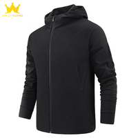 Nouvelle arrivée : Veste softshell pour homme, col montant, sportive, coupe-vent, imperméable, décontractée, pour le sport et les activités de plein air