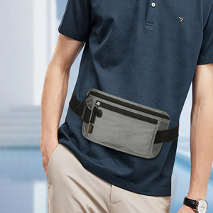 Logo personnalisé Vente en gros Oxford, Pochette de transport pour bandoulière Portefeuille avec fermeture éclair Imperméable Sac banane Ceinture Sac à bandoulière avec fermeture éclair/ - Product Image 3