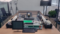 Máquina de Fabricación de Chips SMD de Escritorio, Tipo Pequeño, 58 Alimentadores, para Bombillas LED, Compatible con Máquina de Colocación de Componentes 0201~BGA TVM802BP