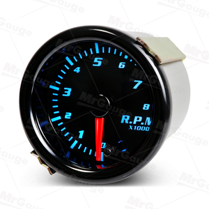 มาตรวัดความเร็วรอบเครื่องยนต์ดิจิตอล MrGauge Universal ขนาด 52 มม. 7 สี LED 0-8000 รอบต่อนาที สำหรับ<span class=keywords><strong>รถ</strong></span>ยนต์แข่ง ติดตั้งบนแผงหน้าปัด - Product Image 2