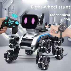 Voiture télécommandée à huit roues en gros, jouet mécanique pour chien télécommandé électrique pour enfants - Product Image 2
