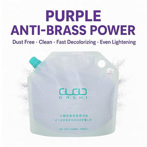 Poudre décolorante professionnelle pour <span class=keywords><strong>cheveux</strong></span> violets, éclaircissant haute performance, anti-jaunissement, uniformisation du décoloration et contrôle des tons froids, poudre fine pour salon - Product Image 1