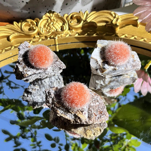 Venta al por mayor de esferas de cuarzo pulido de alta calidad, estilo bohemio, con bola de pelo de zeolita naranja, de moda, regalo de recuerdo único y decoración. - Product Image 5