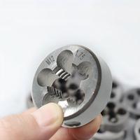 Juego de Matrices Circulares Industriales para Roscado de Roscas, de M3 a M12, Paso Grueso, Rosca Derecha, de Acero, para Herramientas de Roscado