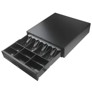 4 Bill Money and 6 Coin Cash Boxes pos terminal Metal Cash drawer with 3 Position Lock pos systems for cash box