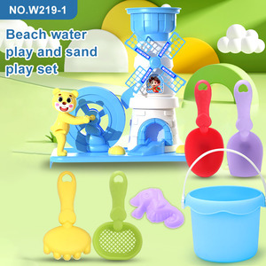 Juego de 9 Juguetes de <span class=keywords><strong>Playa</strong></span> Personalizados con un Divertido Camión de Volteo con Caja Abatible para Niños, Juego de Verano al Aire Libre - Product Image 2