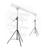 Torre de Iluminación Elevadora Económica con Manivela para DJ, Truss, Soporte de Luces de Escenario de 3.8m/4m/5m, Pantalla LED y Sonido, en Venta