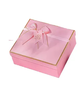 custom logo paper gift box kraft paper gift box for chocolate custom size gift box