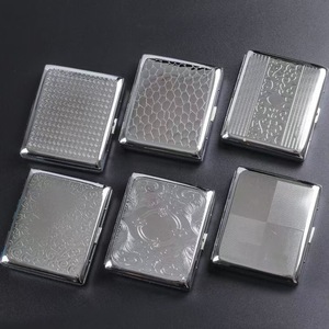Étui à cigarettes épais pour hommes, pour 20 cigarettes, anti-écrasement, résistant à l'humidité, étui à cigarettes en métal personnalisé et créatif - Product Image 5