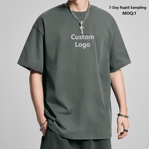 T-<span class=keywords><strong>shirt</strong></span> unisexe en coton 100% de haute qualité 305 g/m², échantillonnage rapide en gros, impression de logo personnalisé, t-<span class=keywords><strong>shirt</strong></span> vierge à col rond, taille plus, t-<span class=keywords><strong>shirt</strong></span> pour homme - Product Image 1