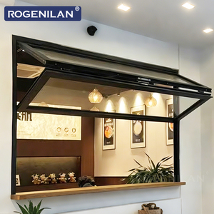 Ventanas Plegables de Aluminio Resistentes a Impactos de Gran Tamaño Rogenilan, Ventana Plegable de Doble Vidrio Templado para Exteriores - Product Image 3