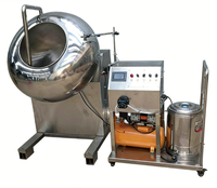 Machine à enrober au chocolat, machine à enrober les noix caramélisées, ligne de production de dépôt de chocolat