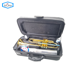 Trompeta Profesional Tide Music Pro, Tipo Placa Pesada, Bañada en Oro, en Si Bemol - Product Image 5