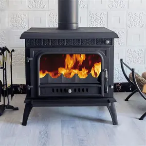 Wood Stoves Type And Cold Rolled Steel Material Wood Boiler Stove Indoor Fireplace