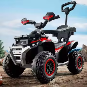 Op batterijen werkende PP 4-wiel loopfiets met afstandsbediening voor kinderen van 2-4 jaar - kinderduwauto - Product Image 3