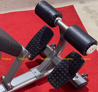 Banc d'extension du dos Chaise romaine 45 degrés Hyperextension Extension du dos réglable Banc d'entraînement Gym Fitness Musculation