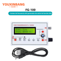FG-100 DDS Function Signal Generator Frequency Counter 1Hz - 500KHz Signal Source Module Sine+Square Triangle+Sawtooth Waveform
