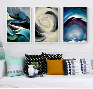 Set of 3 Abstract Canvas Wall Art Decor Colourful Modern Painting for decoration