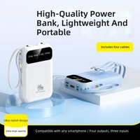 Batterie externe personnalisée avec logo, certifiée 3C, 20000 mAh, haute capacité, alimentation portable pour mobile