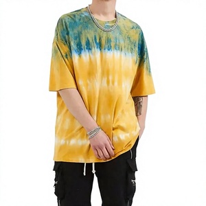 Camiseta Tie Dye Unisex de Primera Calidad, Estilo Oversize, Informal y Moderno, con Lavado Bleach, Personalizable, de Alta Calidad - Product Image 1