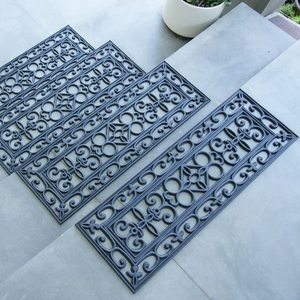 <span class=keywords><strong>Tapis</strong></span> de sol pour marches d'<span class=keywords><strong>escalier</strong></span> en caoutchouc recyclé, <span class=keywords><strong>antidérapant</strong></span> et imperméable, 3 pièces - Product Image 2