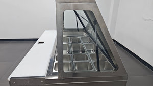 Elevador de 5 pies con tapa de cristal, para ensalada, sándwich, Pizza, escaparate de comida rápida, equipo de refrigeración - Product Image 5