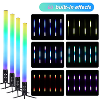 Tube LED IP65 1,2 m pour DJ, batterie sans fil DMX Artnet, télécommande, lumière LED pixel à 360 degrés pour DJ, discothèque, KTV, entrepôt allemand