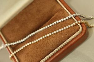 Xinfly - Pulsera de Diamantes Naturales de 18 Quilates de Oro Puro para Mujer, 1.8 Quilates en Total - Product Image 3