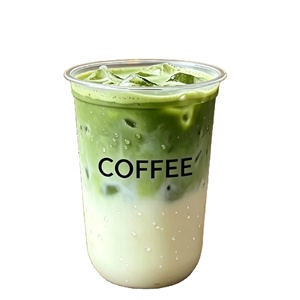 แก้ว PET รูปตัวยู ขนาด 16/20 ออนซ์ 90 มม. ปลอดสาร BPA ใส สำหรับกาแฟเย็น ชานมไข่มุก พร้อมฝาปิด รับทำโลโก้ตามสั่ง เป็นมิตรต่อสิ่งแวดล้อม - Product Image 2