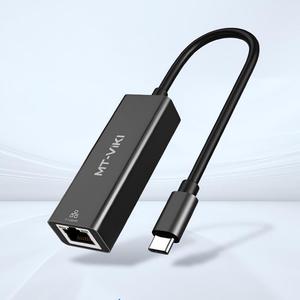 Adaptateur convertisseur MT-VIKI type <span class=keywords><strong>c</strong></span> <span class=keywords><strong>usb</strong></span> vers rj45 cat 5e/6 ethernet <span class=keywords><strong>lan</strong></span> 2500Mbps - Product Image 1
