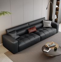 Canapé 3 places moderne haut de gamme, confortable et de haute qualité, canapé de salon, canapé de bureau minimaliste design beige pour usage domestique