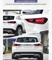 Gruppo Fanale Posteriore per Mercedes-Benz GLA 20-23 W247, LED Modificato con Scansione, 12V 8000 Lumen 6000K, Vendita all'Ingrosso di Fabbrica