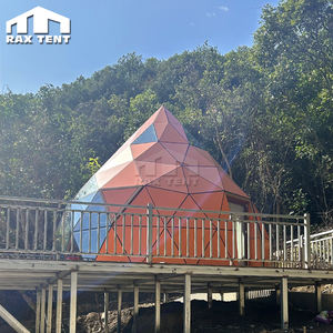 Casa Domo <span class=keywords><strong>Zome</strong></span> Personalizada, Casa Domo de Vidrio Prefabricada en Forma de Durazno para Exteriores en Venta - Product Image 6