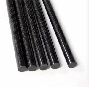 SHENGTIAN Hochfeste, leichte 100% Carbonfaser-Rutenblanker, Schwarz, 1mm 1,5mm, 3K Köper-/Leinwandbindung, Glänzende/Matte Oberfläche - Product Image 4