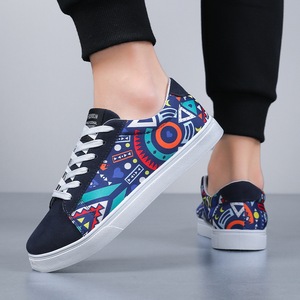 Nuevos Zapatos Deportivos Casuales Transpirables para Hombre, Zapatos de Lona con Estampado, Zapatos de Lona de Moda de Caña Baja - Product Image 2