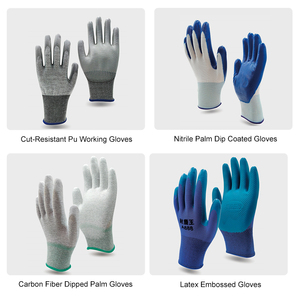 Sợi Carbon Nhúng cọ làm việc găng tay cao nhất cắt kháng siêu mài mòn kháng cho kim loại/Thủy tinh xử lý - Product Image 6