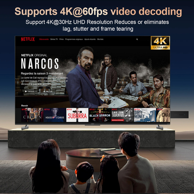 WESOPRO Android TV Stick G2 MAX for Dongle 4K Streaming Media Player Quad-Core 2GB RAM 16GB ROM Dual-Band Wifi for 5.0