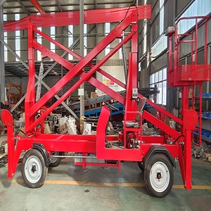 Diesel Self-propelled Boom Lift, Platform kerja berartikulasi seluler lengan teleskopik melengkung 12m - Product Image 3