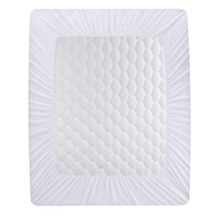 Protège-matelas épais matelassé Queen, housse de matelas silencieuse, convient jusqu'à 21 "de profondeur, blanc anti-poussière