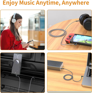 Câble <span class=keywords><strong>auxiliaire</strong></span> de haute qualité 1m 2M TRS Câbles auxiliaires 90 degrés Droit 3.5mm Câble audio stéréo Nylon tressé 1/8 Câble AUX pour voiture - Product Image 5