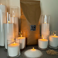 Perles de cire de bougie en sable blanc ou coloré pour enfants, cire de bougie en sable, cire de bougie perlée