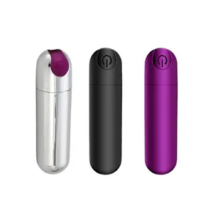 10 Vibration Modes Super Powerful Rechargeable Bullet Vibrator Waterproof Discreet Portable Adult Sex Toy Bullet Vibe