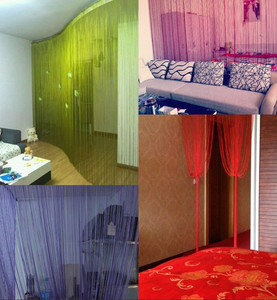 Bán buôn Polyester chủ đề chuỗi rèm cửa tua Trắng draping trần dòng Rèm cho lối đi trang trí tiệc cưới - Product Image 5